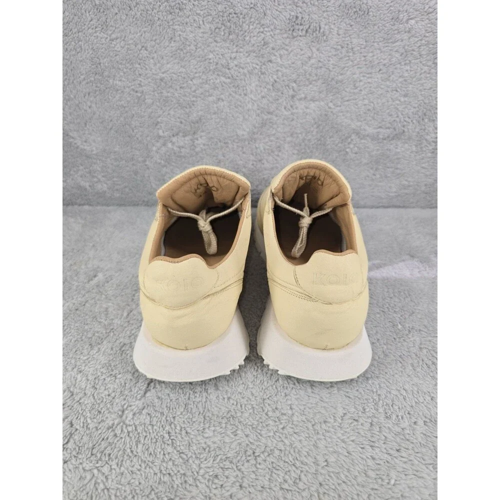 Koio Retro Runner Men's Size 44 EU Camel Suede Leather Lace Up Sneaker